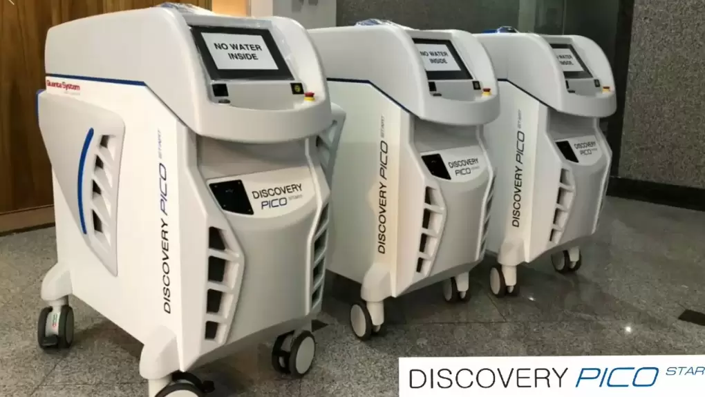 超跑雷射Discovery PICO Start探索皮秒從米蘭搭乘專機來了