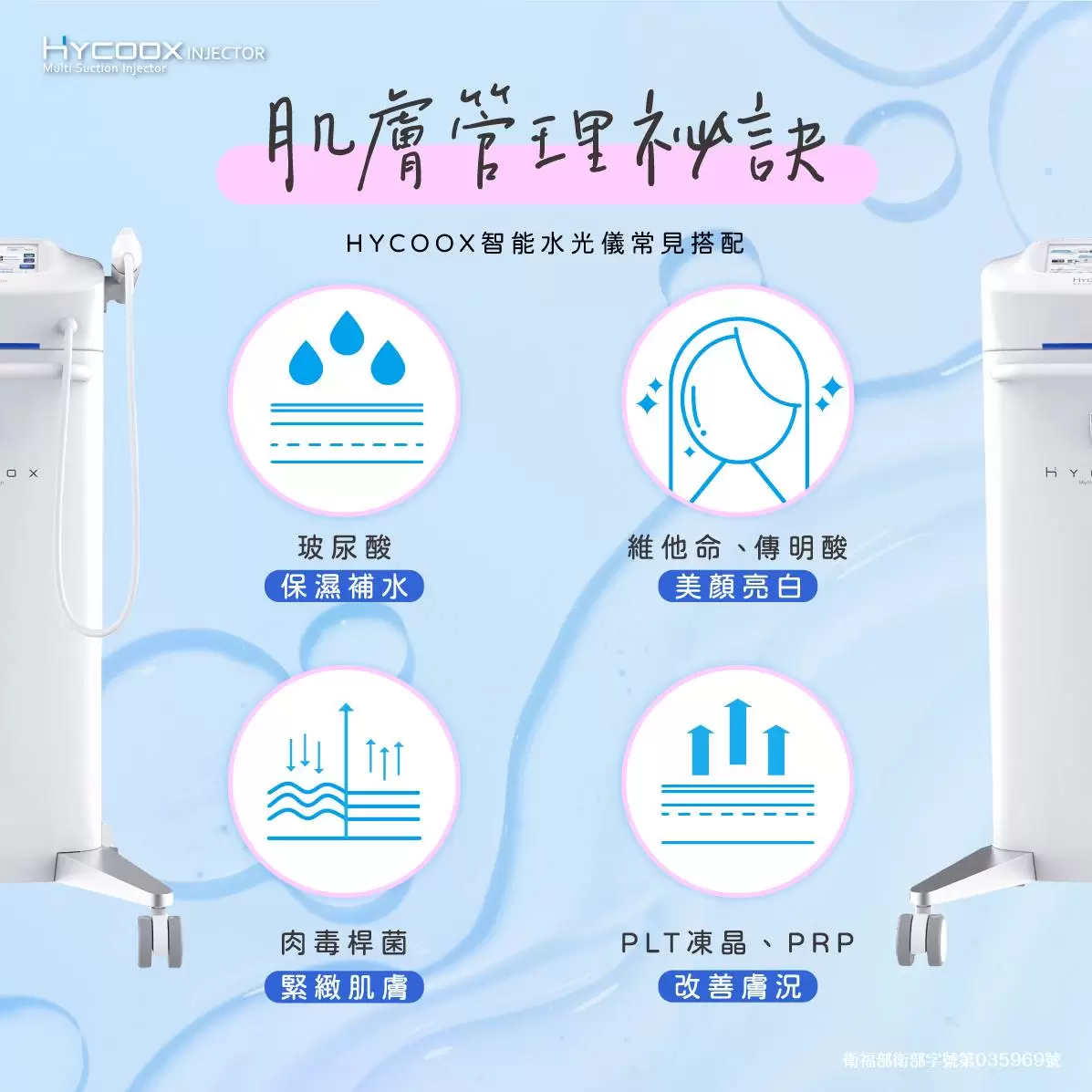 【海庫斯HYCOOX智能水光儀】俗稱「水光槍」或「水光針」